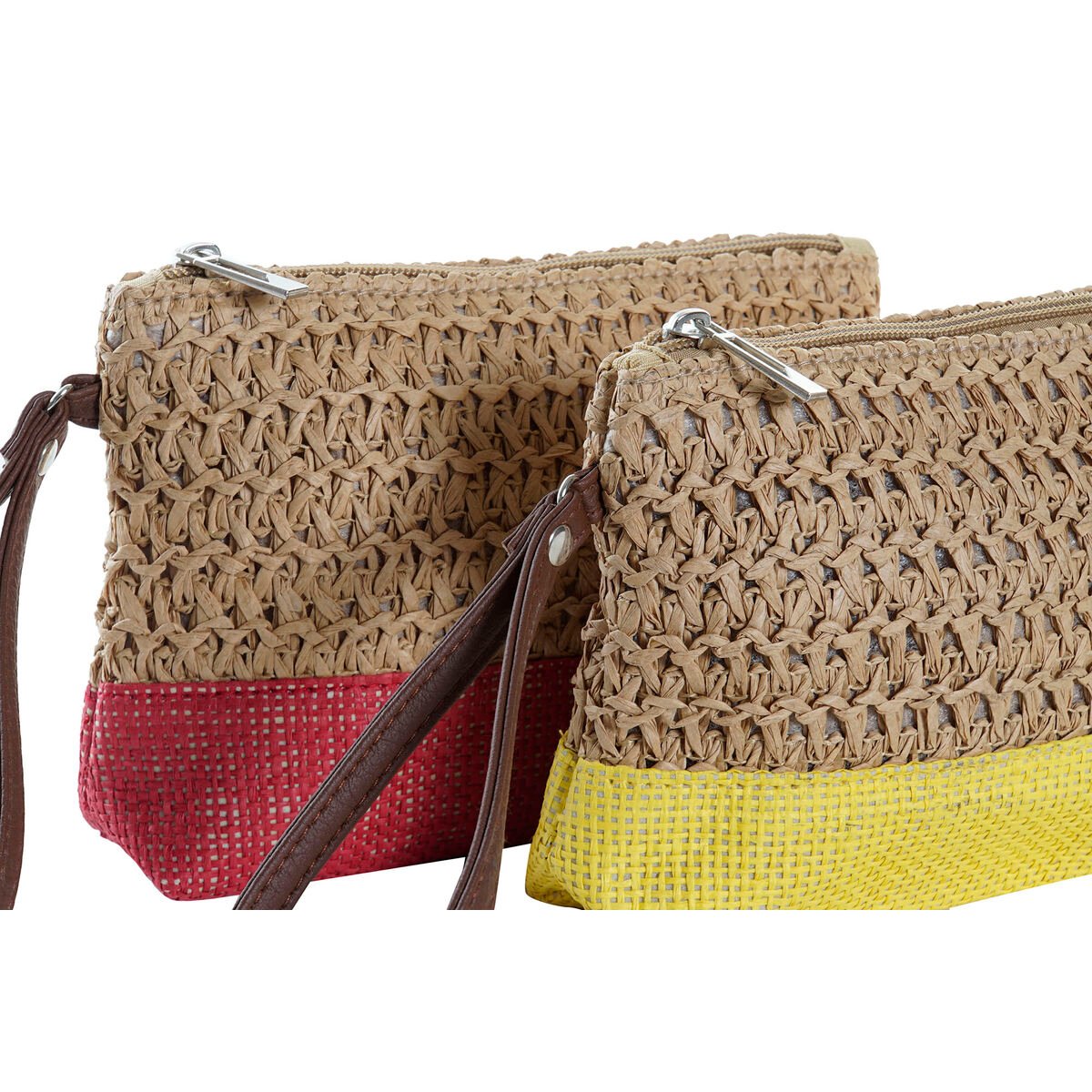 "Toilet Bag DKD Home Decor Fibre Red Beige Blue Yellow (20 x 5 x 15 cm) (4 Units)"_7