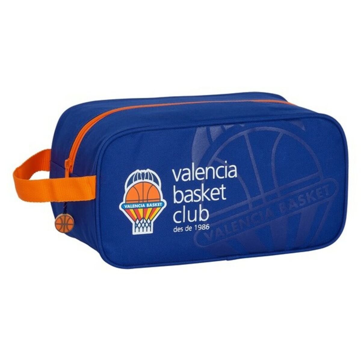 Travel Slipper Holder Valencia Basket Blue Orange (29 x 15 x 14 cm)_23