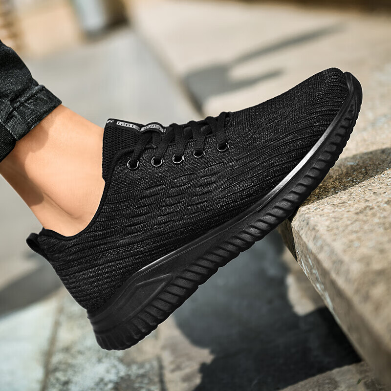 Double Star Running Shoes for Men, Summer Breathable Mesh Casual Shoes, Soft-Soled Lightweight Shoes for Men, Versatile Walking Sneakers for Me_0