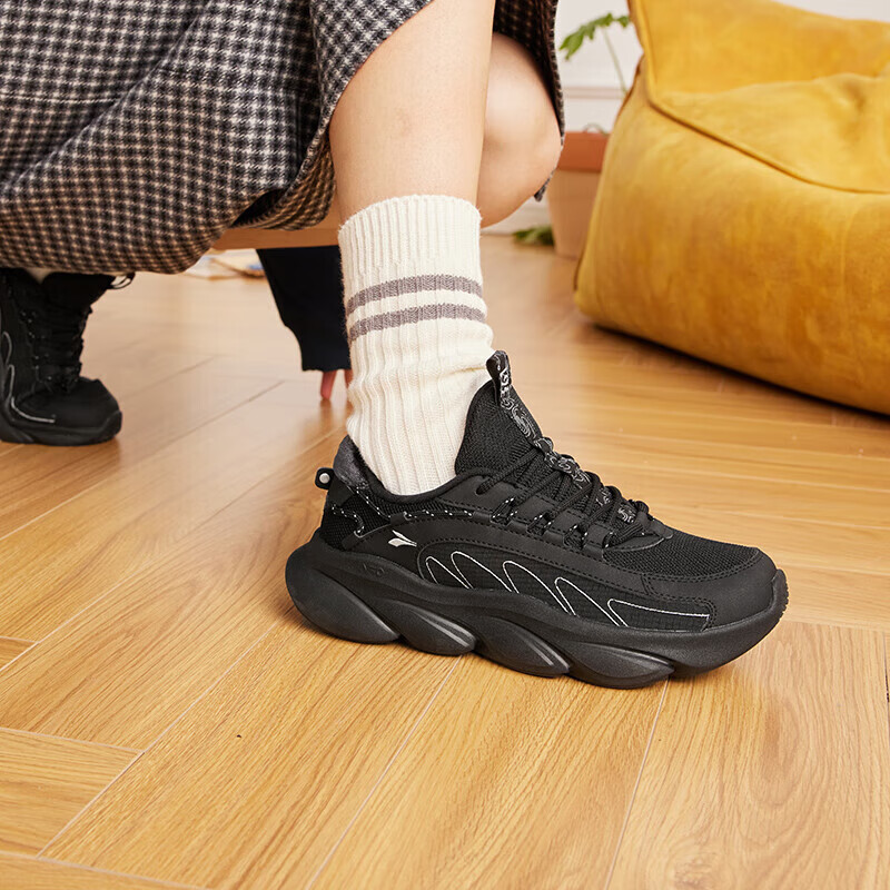 361° Women's Sports Shoes, Autumn And Winter Mesh Casual Fitness Lightweight Jump Rope Thick-Soled Running Shoes for Women, 682312203-5_0