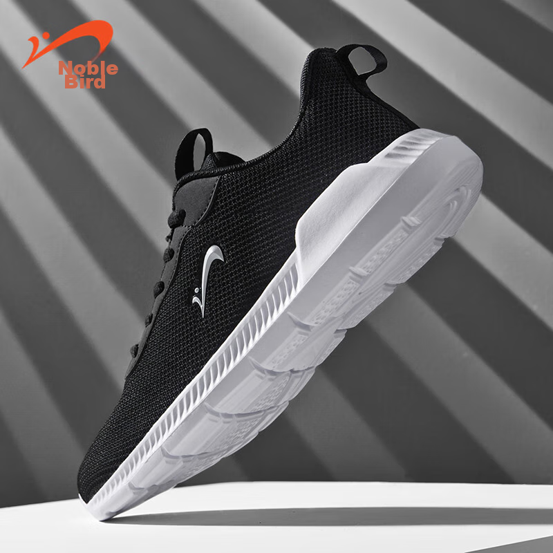 Guirenniao Men's Breathable Mesh Thin Running Shoes, Lightweight Soft-Soled Shock-Absorbing Sneakers, Casual Sports Shoes for Me_0