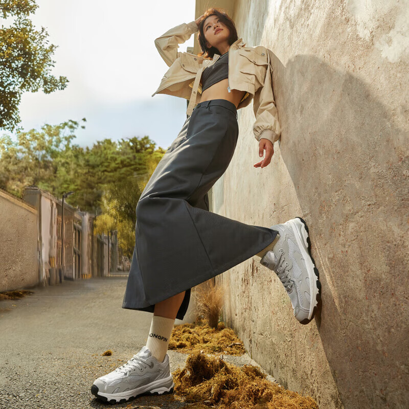 CAMEL Retro Jogging Shoes Women's Milk White/Coconut Gray 37 – Urban Style & Comfort_0