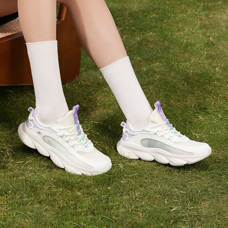 361° Women's Sports Shoes, Autumn And Winter Mesh Casual Fitness Lightweight Jump Rope Thick-Soled Running Shoes for Women, 682322213-6_0