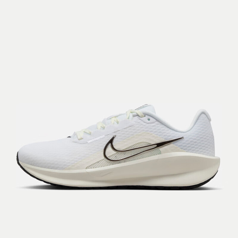 NIKE Women's Downshifter 13 Breathable Running Shoes, White & Black_1