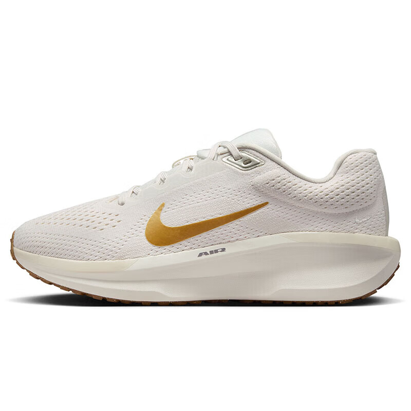 NIKE Women's Shock-Absorbing WINFLO 11 Running Shoes, Off-White/Gold_1