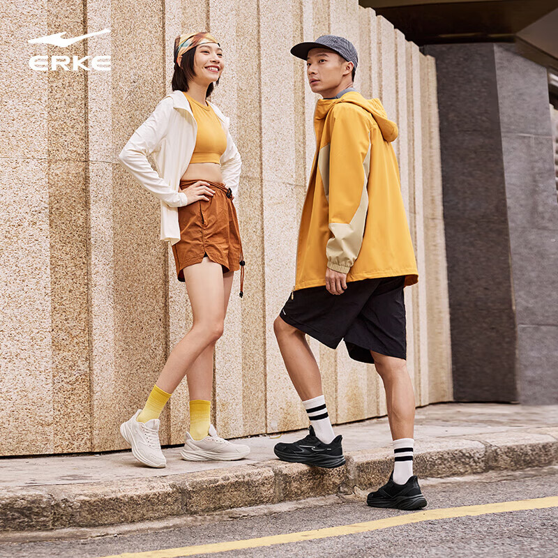 ERKE Women's Sneakers, Soft-Soled, Lightweight, Shock-Absorbing, Outdoor Non-Slip Running Shoes, Lingyue 3 Fitness Commuter Shoes for Wome_0