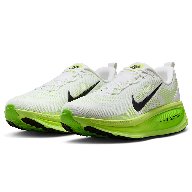 Nike Vomero 18 Men's Cushioning Running Shoes – White/Green_0