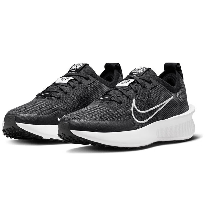 NIKE Women's INTERACT RUN Cushioned Running Shoes - Black, 38.5_0
