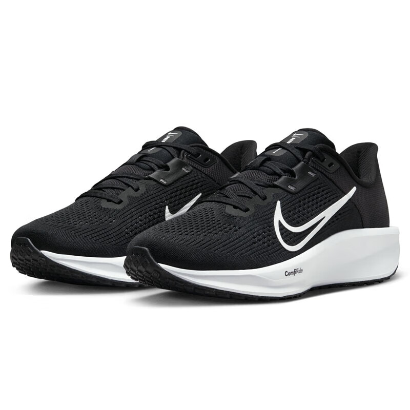NIKE Women's QUEST 6 Shock-Absorbing Running Shoes, Black, Size 36.5_1