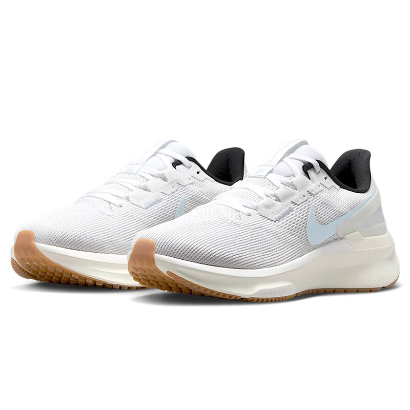NIKE ZOOM STRUCTURE 25 Women's Running Shoes - White & Blue Delight_0