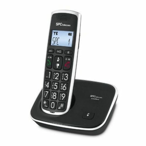 SPC 7608N Telefon DECT Store taster AG20 ID LCD ECO Svart_3