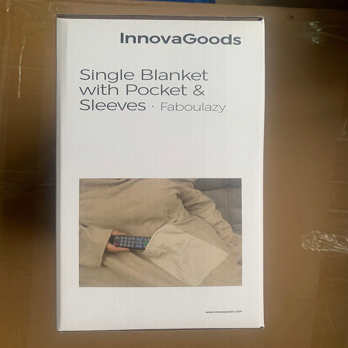 Single Sleeved Blanket with Central Pocket Faboulazy InnovaGoods_24
