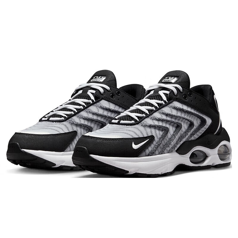 NIKE Air Max TW Men's Sneakers - Black and Gray, Size 42.5