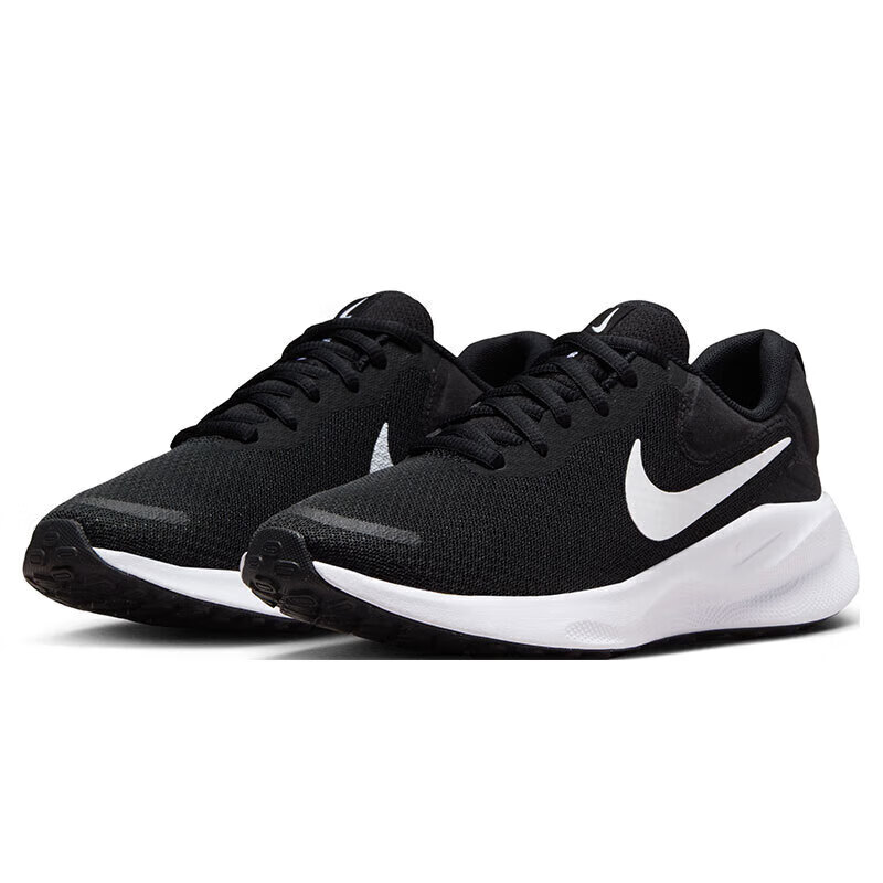 Nike Revolution 7 Women's Running Shoes - Enhanced Comfort and Grip - Black/White_1