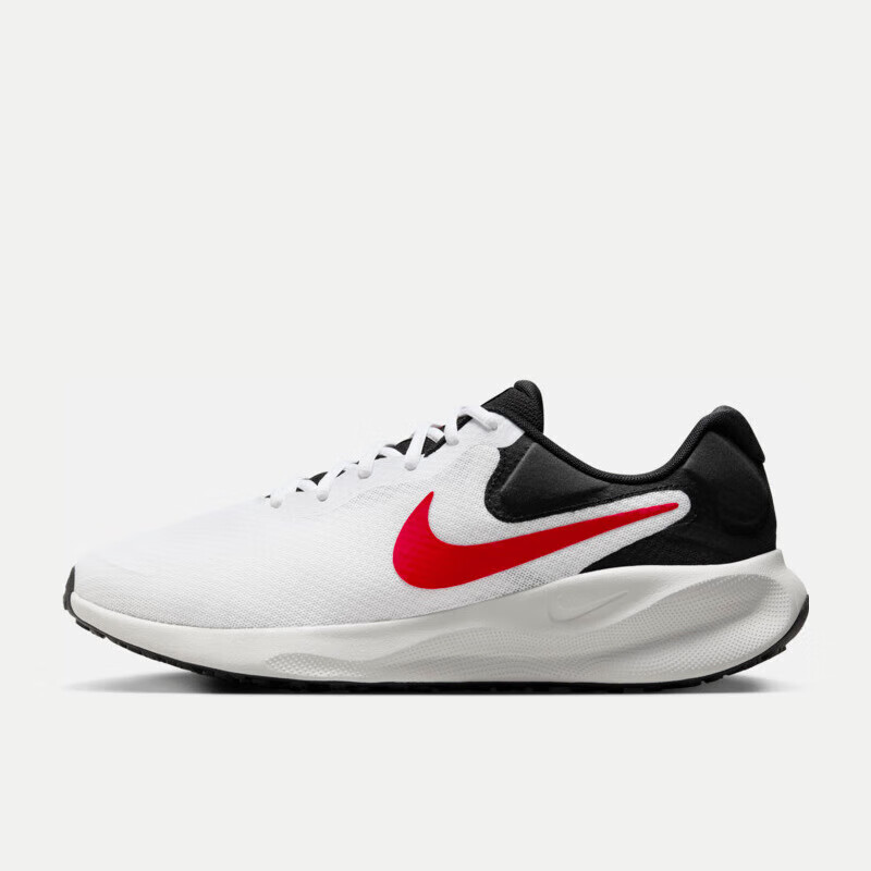 Nike Men's Revolution 7 Running Shoes - Dynamic White and Red_0