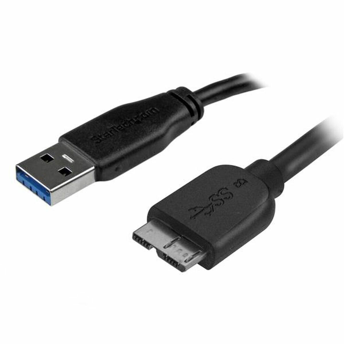 USB Cable to Micro USB Startech USB3AUB2MS Black_0