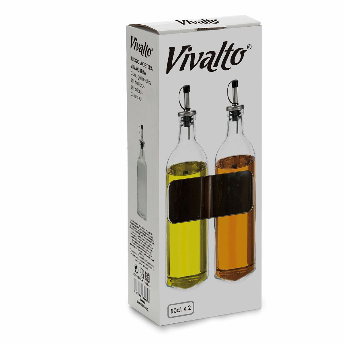 Vinegar server Vivalto Transparent (500 ml) (0,5 L) (5,7 x 29,5 x 5,7 cm)_3