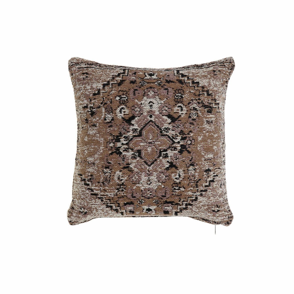 Cushion DKD Home Decor White Black Polyester Cotton Light brown (45 x 12 x 45 cm)_2