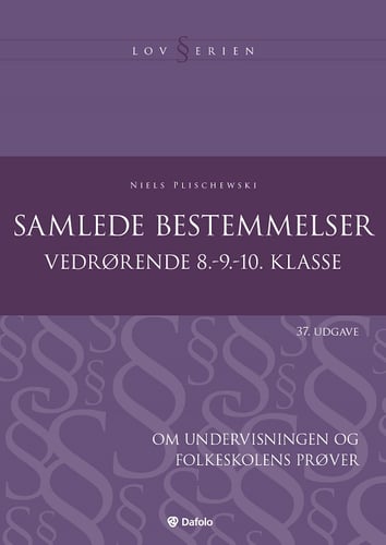Samlede bestemmelser, 37. udgave