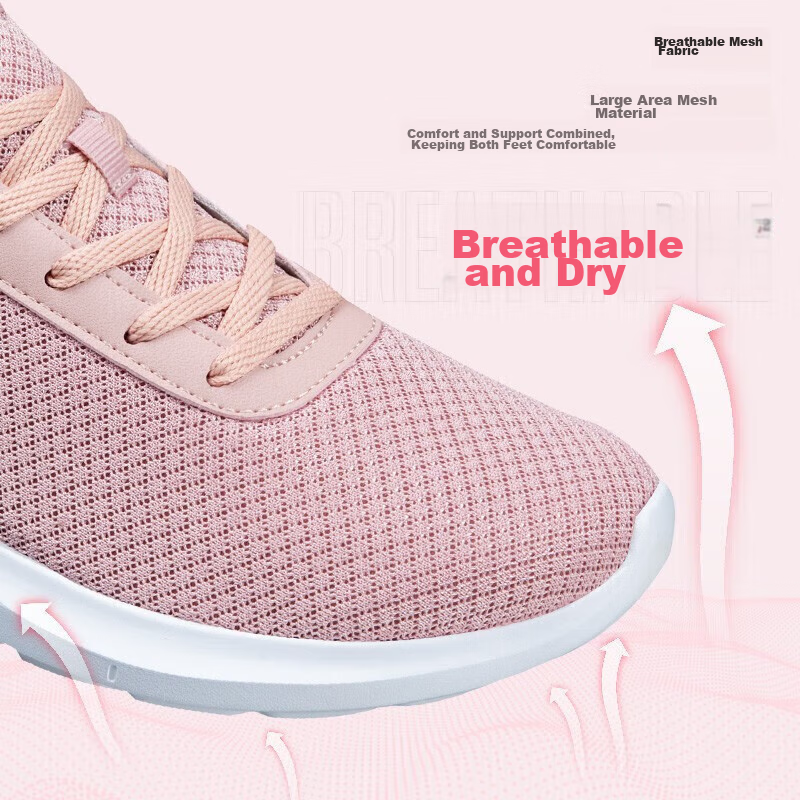 361 degree women's breathable running shoes_0