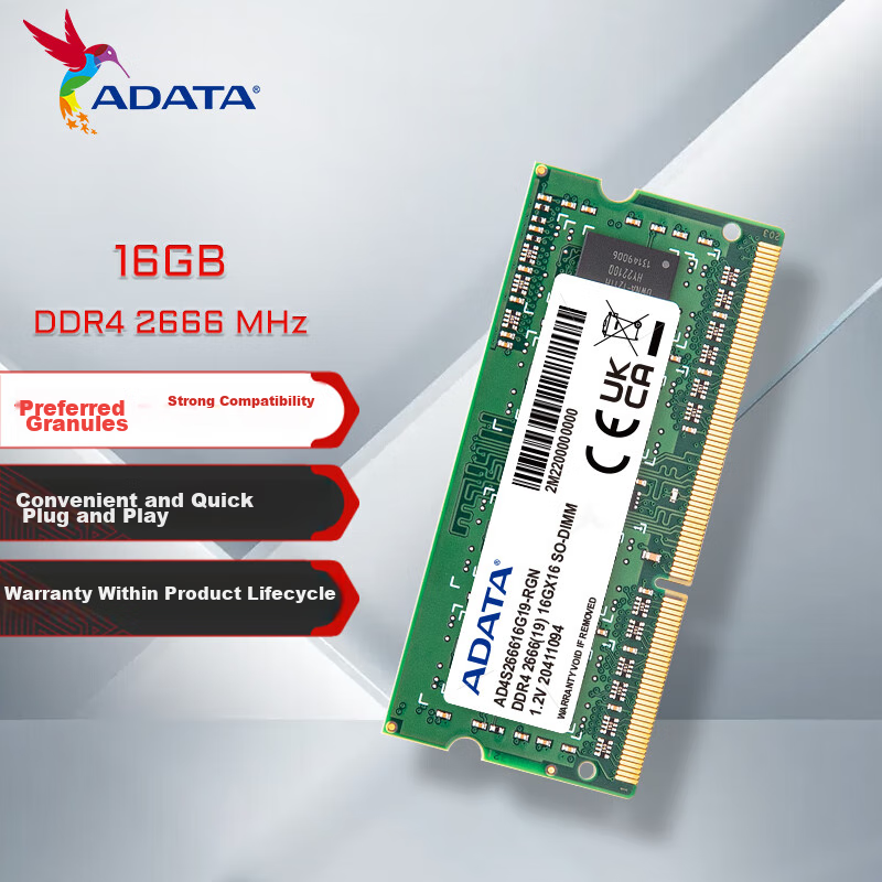 adata 16gb ddr4 2666 laptop memory wanziqianhong