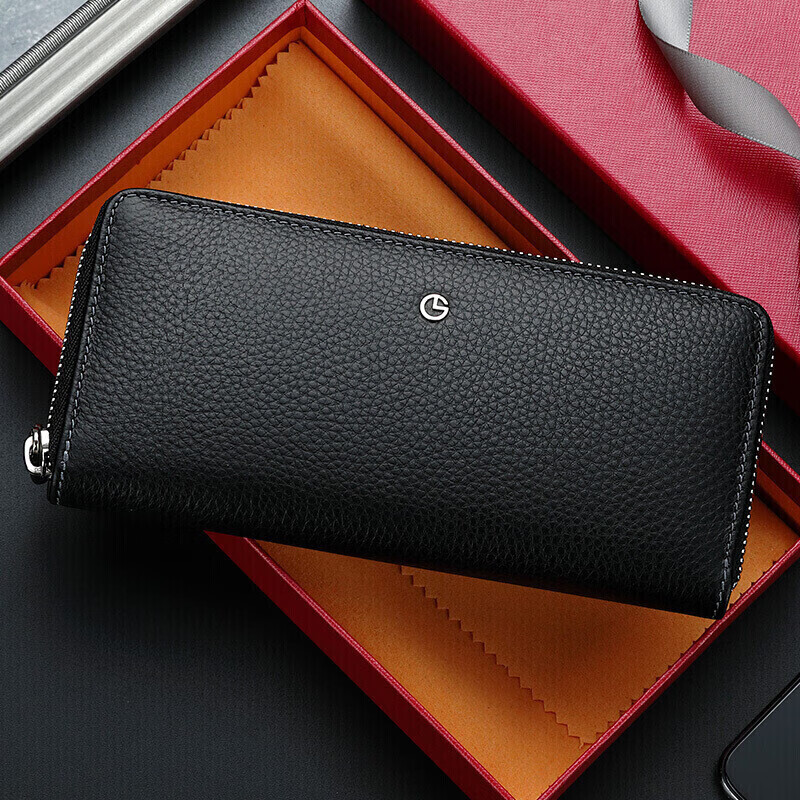 goldlion large capacity men's clutch bag with zipper