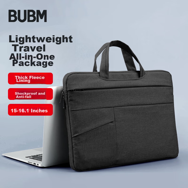 BUBM Sleek Laptop Briefcase for Men