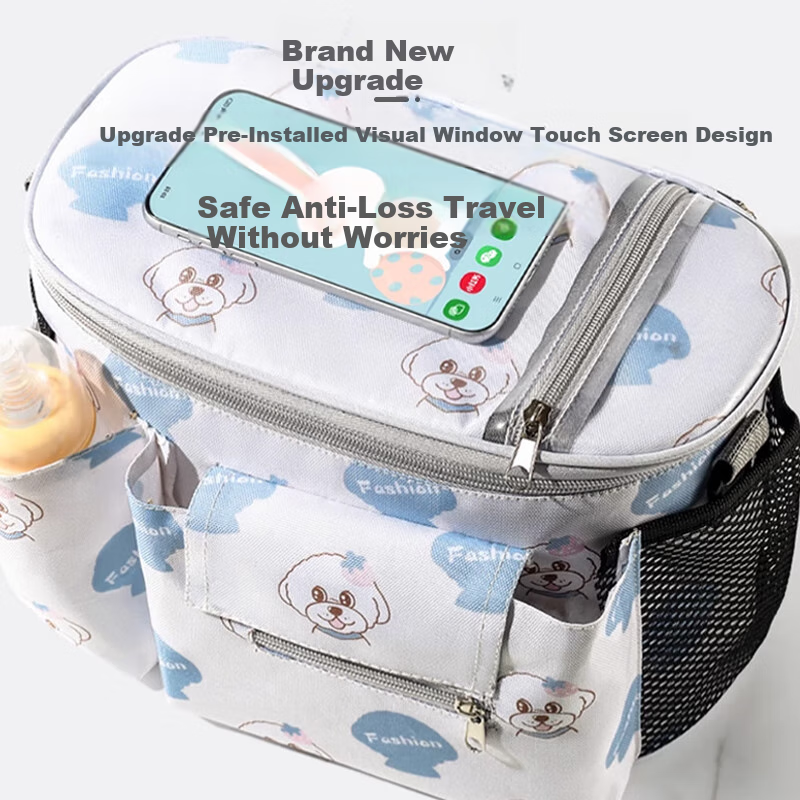 9i9 Baby Stroller Organizer Bag with Deer Pattern - Large Capacity Touchscreen Design