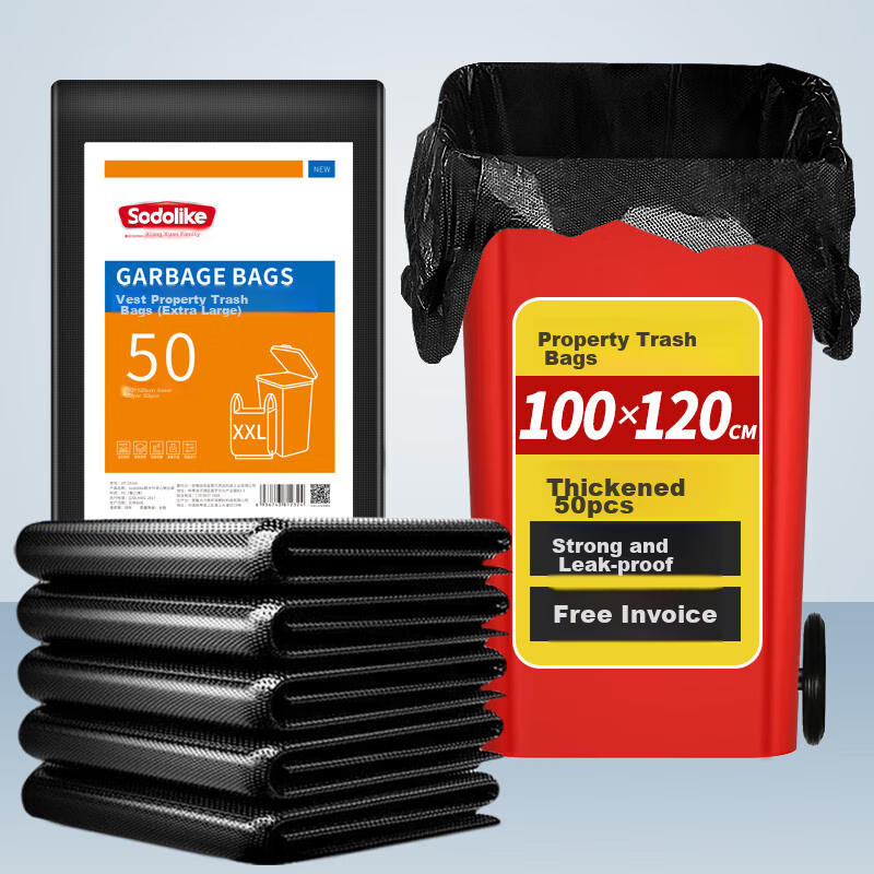 Sodolike durable property management garbage bags