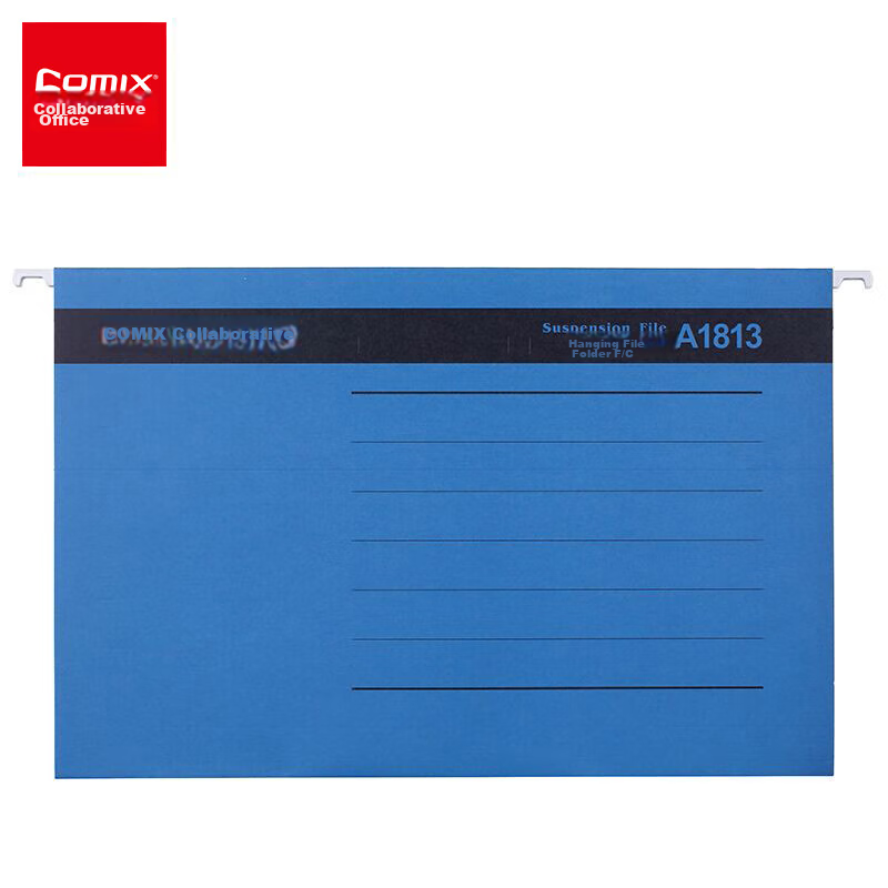 COMIX A4 Blue Hanging File Folder 25-Pack