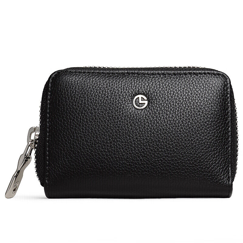 goldlion men's slim card holder with zipper