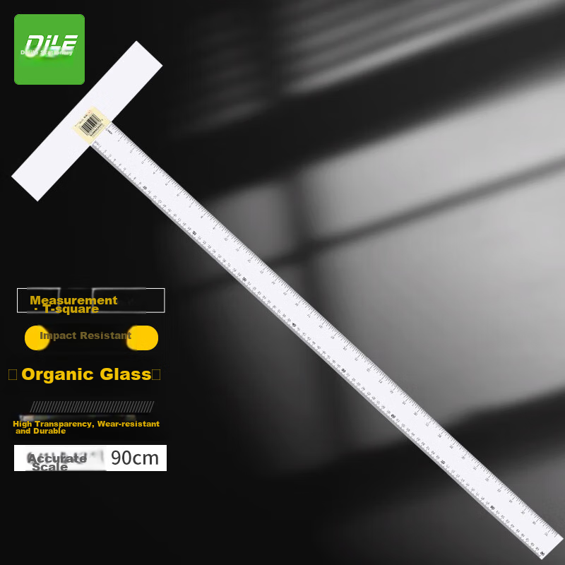 Dile 90cm T-Square Ruler - Precision Drawing Tool