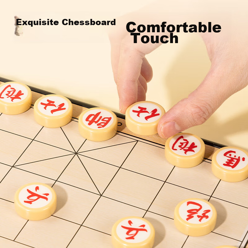 Deli Magnetic Portable Chess Set for Kids and Adults