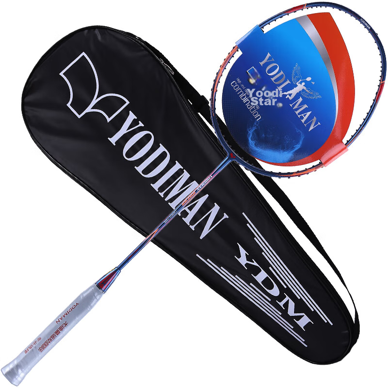 Yodiman Carbon Fiber Badminton Racket 6U Ultra-Light