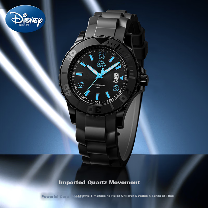 Disney Sports Watch for Kids, Waterproof Quartz Gift