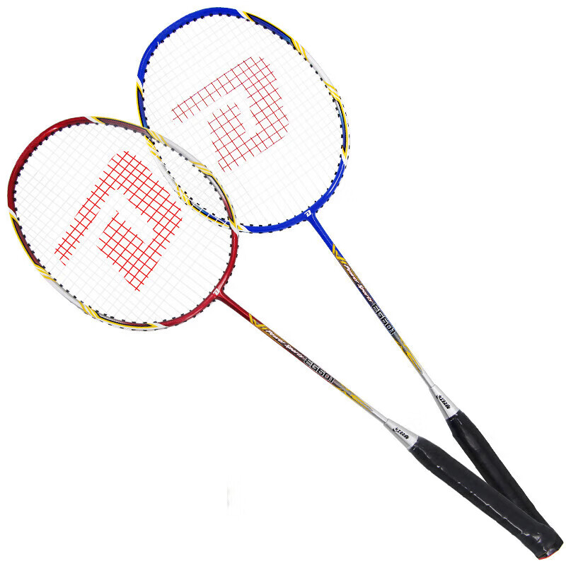 DHS Carbon Alloy Badminton Racket Set