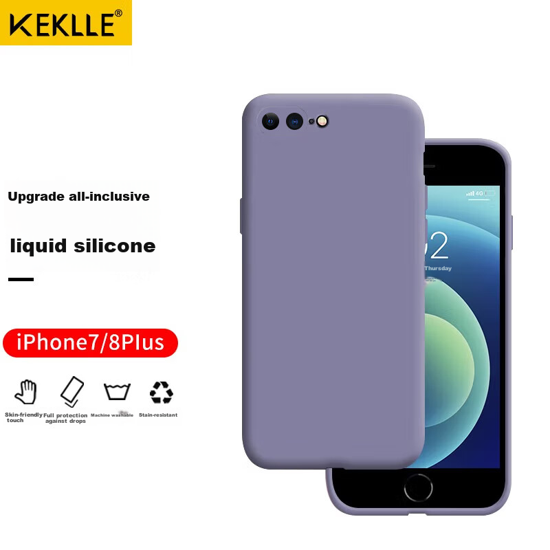 Keklle Silicone iPhone 7/8 Full Protection Case