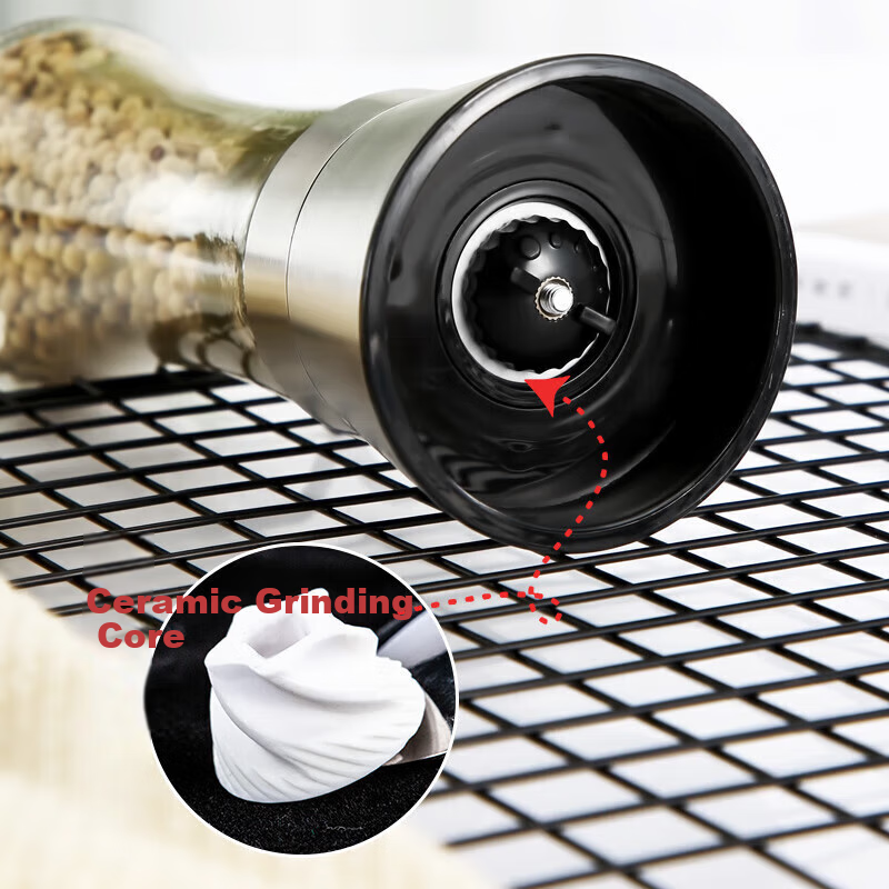 Maxcook Stainless Steel Pepper Grinder - Small 200ml