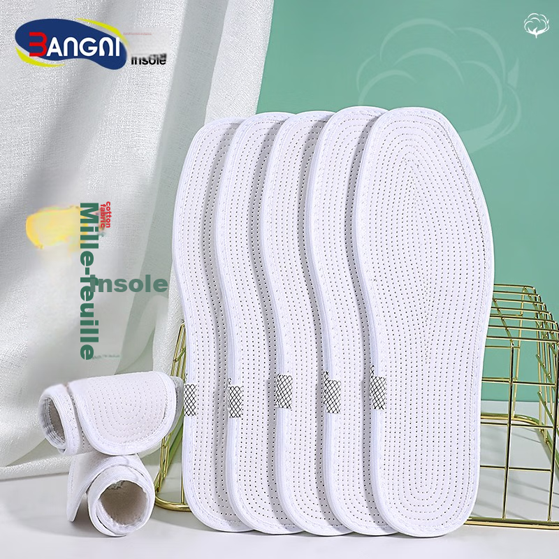3AnGnI Breathable Cotton Insoles 5 Pairs Size 38