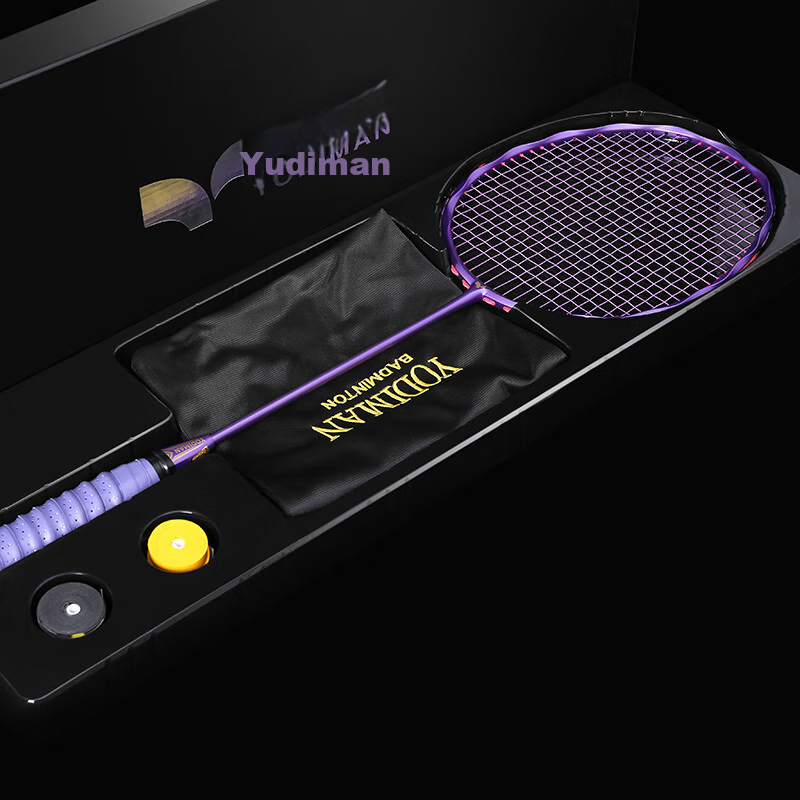 Yodiman Mahua Bow Wave 6U Badminton Racket Gift Box Single Purple