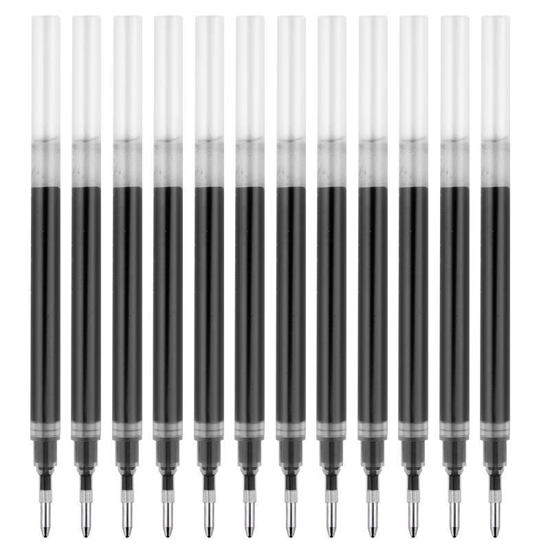 baoke ps1800 gel pen refills 0.7mm black 12pcs