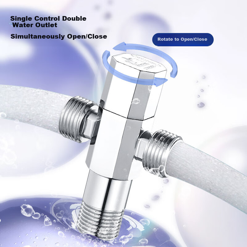submarine brass 90° quick opening ceramic disc angle valve
