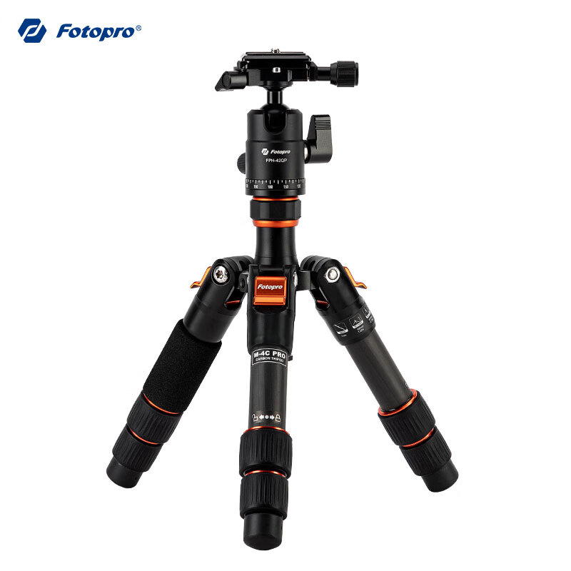 Fotopro M-4C Pro+ Carbon Fiber Portable Tripod