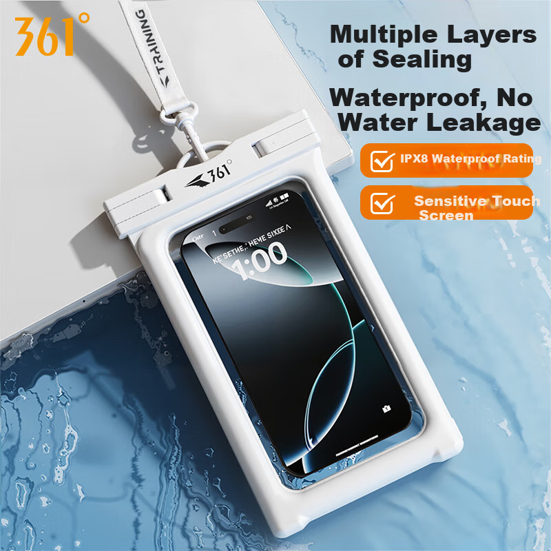 361° Waterproof Phone Case for Diving & Rafting