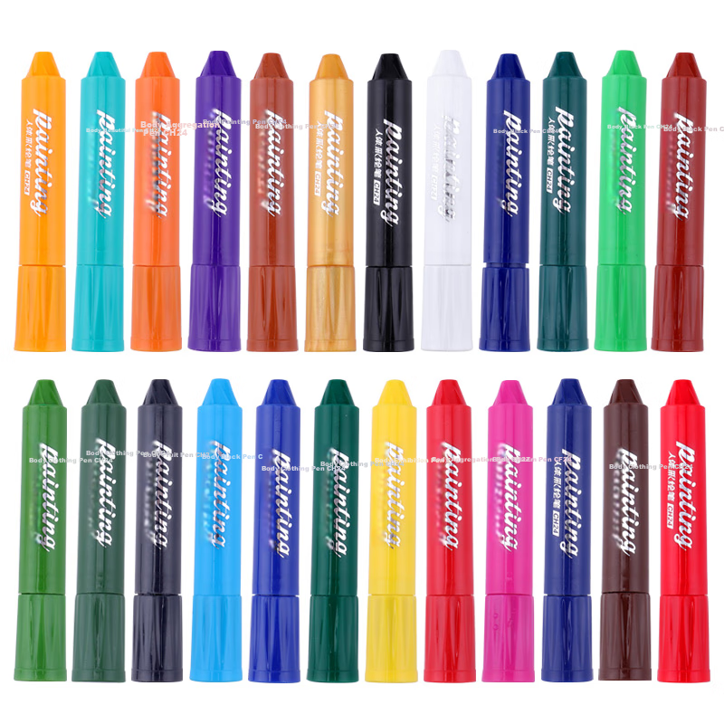 baoke 24-color washable crayons for kids