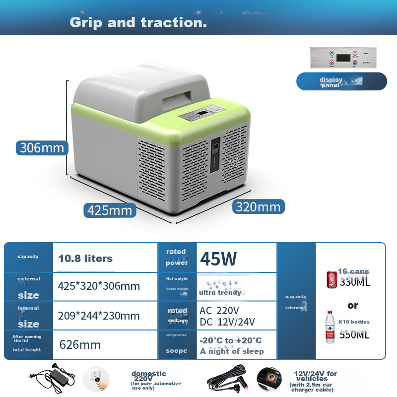Alpicool C12P Dual-Purpose Mini Fridge