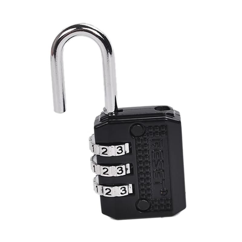 reset small colorful zinc alloy luggage padlock