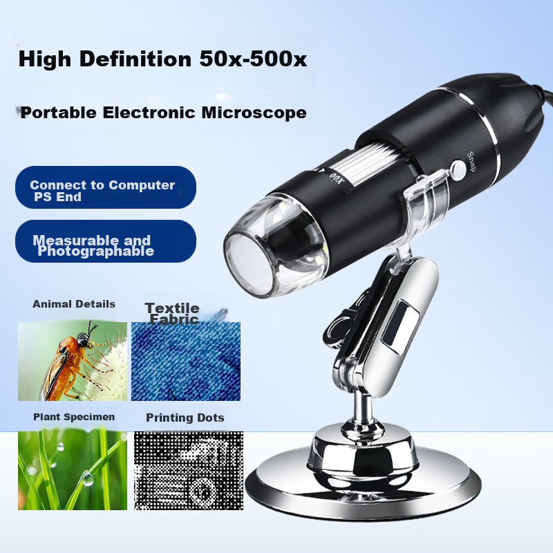 bijia digital microscope 500x zoom hd portable usb