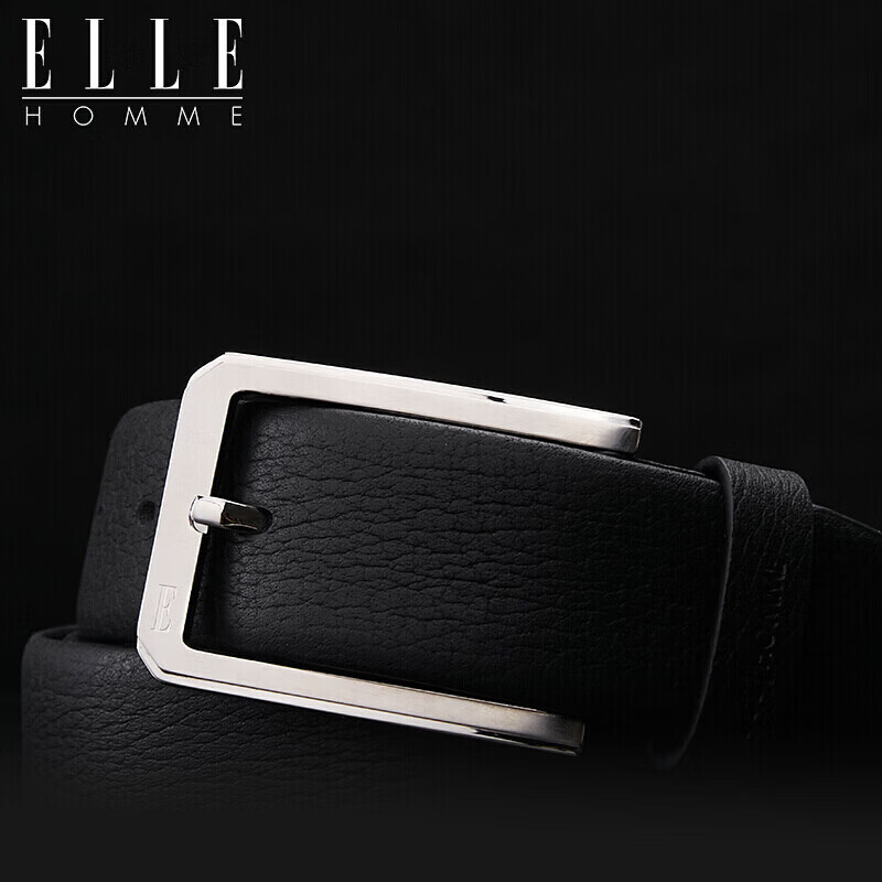 Elle Homme Men's Top-Grain Leather Belt