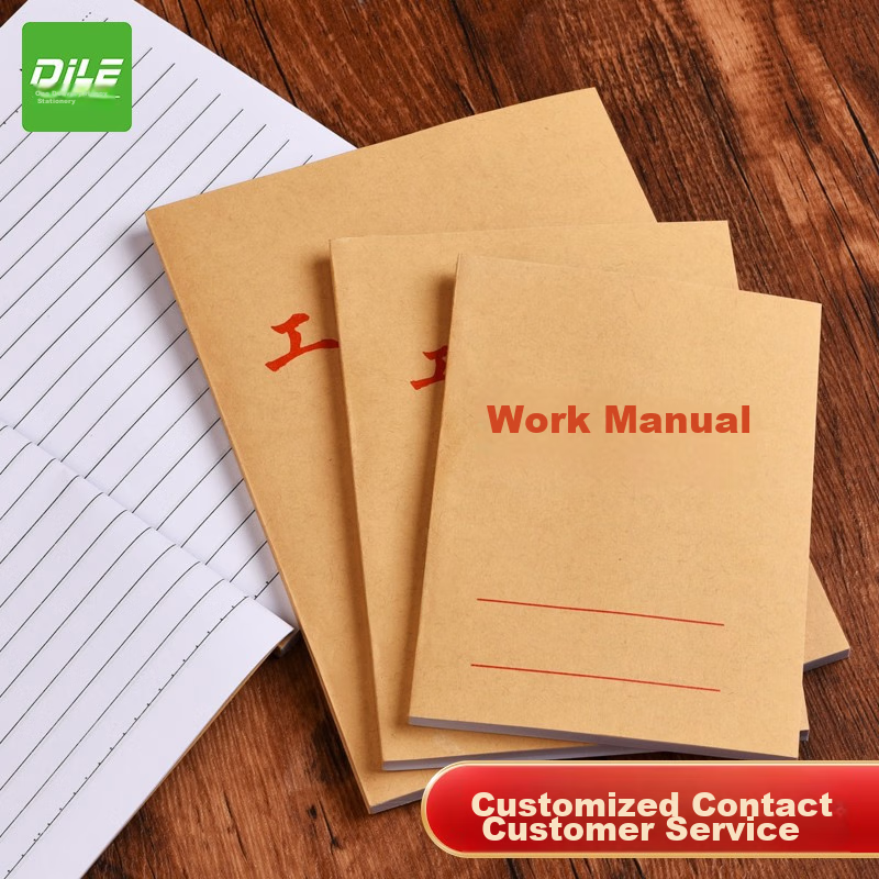 Dile 50K Custom Kraft Notebooks, 10-pack